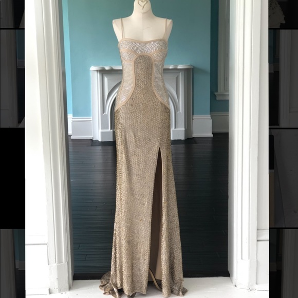 Jovani Dresses & Skirts - Jovani Couture prom pageant metal gown dress gala